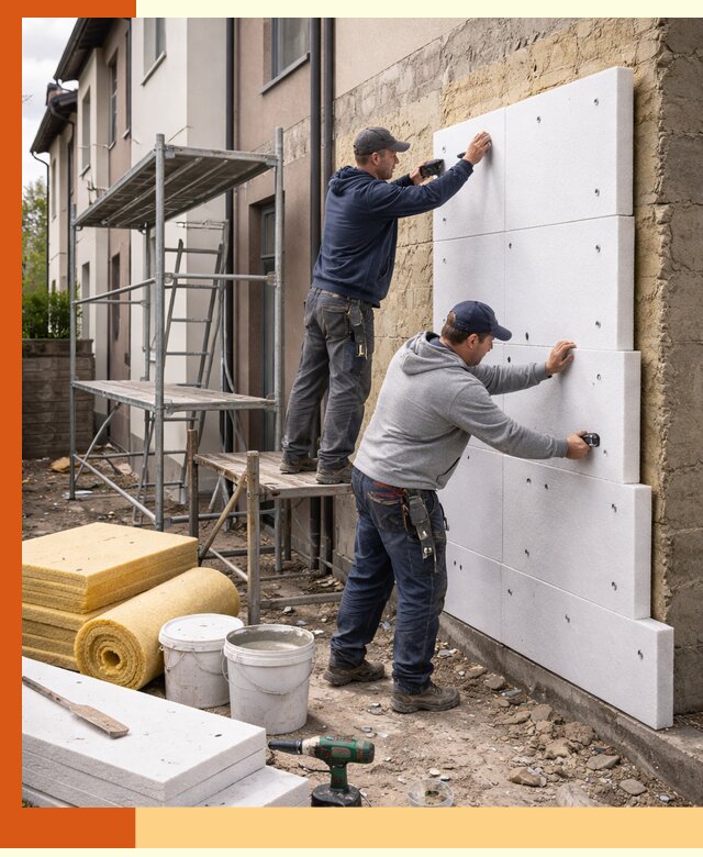 Утепление таунхауса с гарантией комфорта в Кузнецке