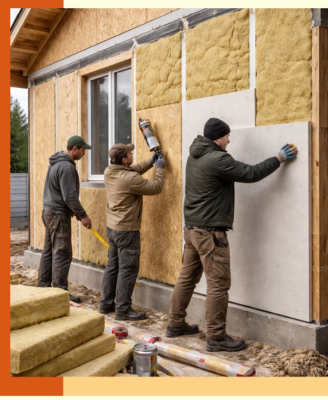 Профессиональное утепление дома из SIP-панелей в Кузнецке