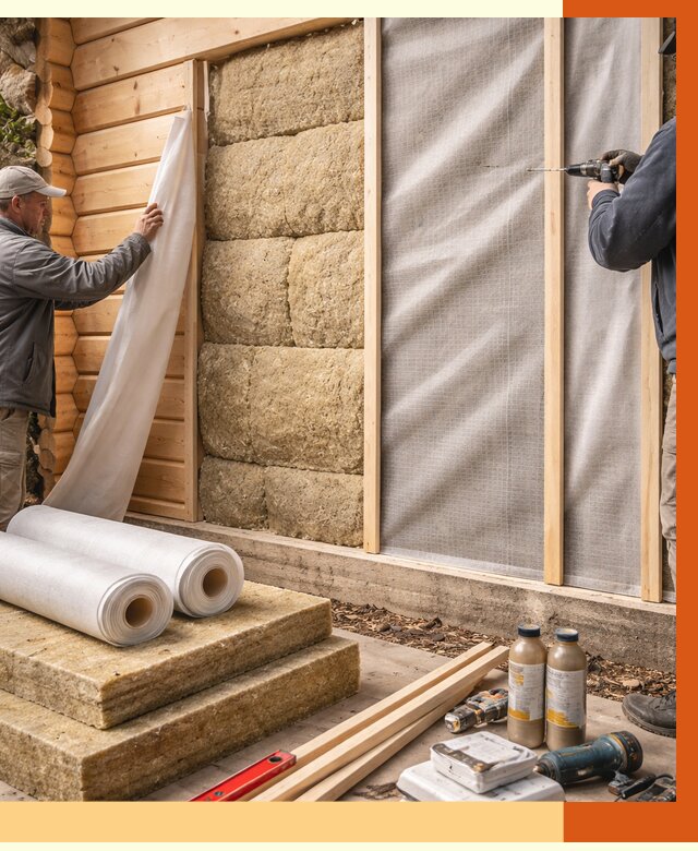 Утепление дома из минибруса в Кузнецке от 4691 руб/м2 — заказать профессионально | ТепломастерКнц