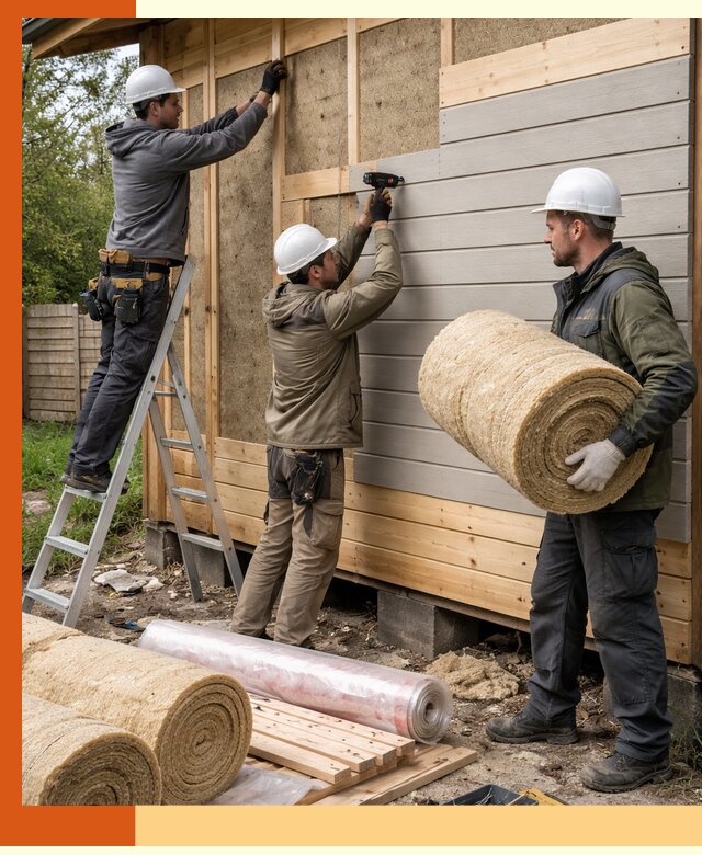 Утепление бани снаружи в Кузнецке профессионально и надежно