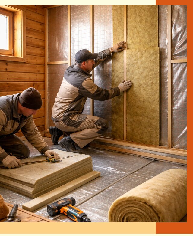 Утепление бани изнутри в Кузнецке под ключ от 4378 руб./м² | ТепломастерКнц