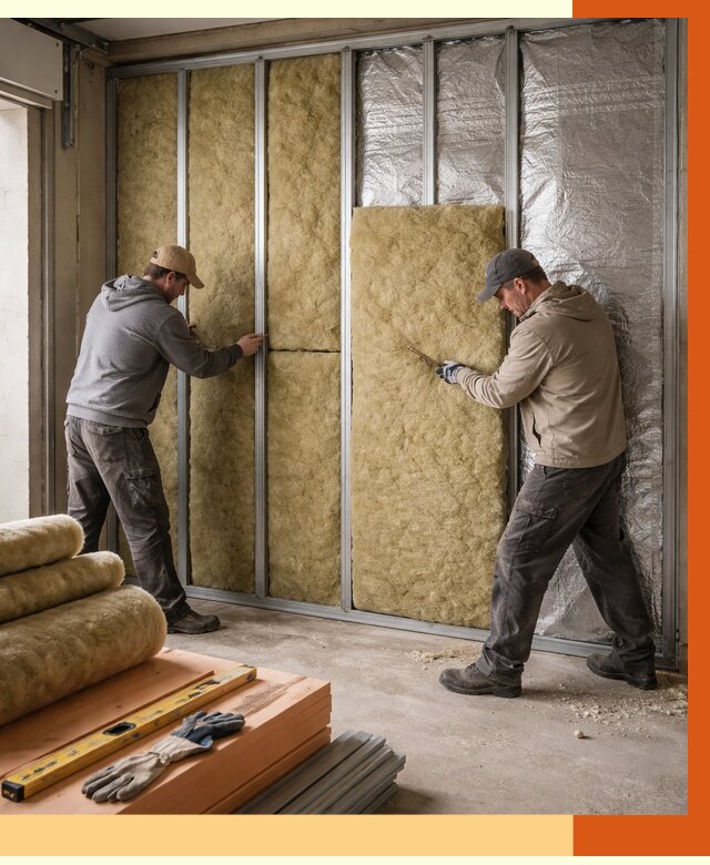 Утепление гаража изнутри в Кузнецке от 7818 руб/м2 — работы и цена | ТепломастерКнц