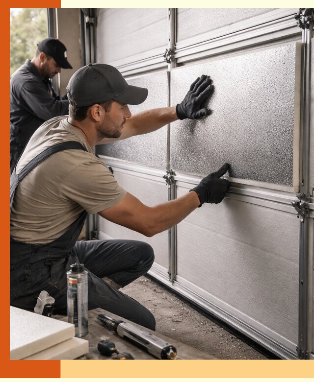 Утепление гаражных ворот в Кузнецке качественно и надежно