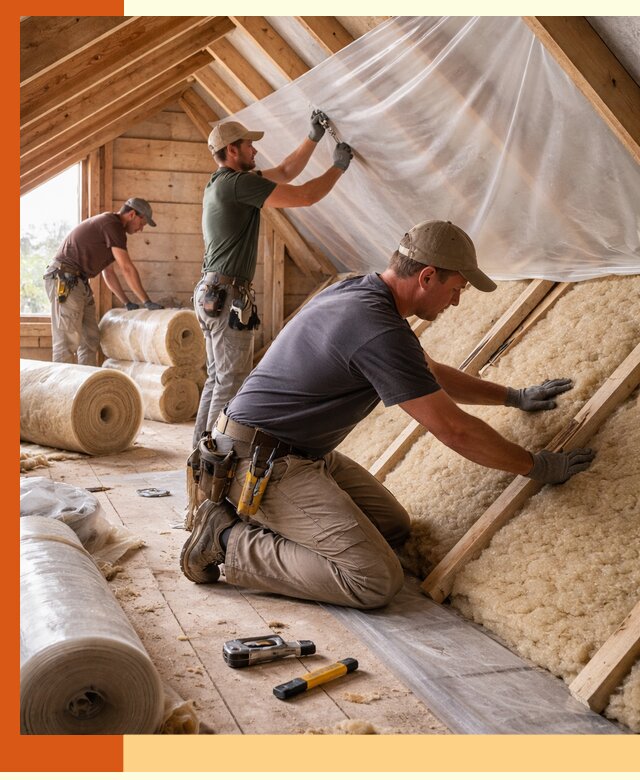 Утепление крыши изнутри в Кузнецке: профессионально и надежно