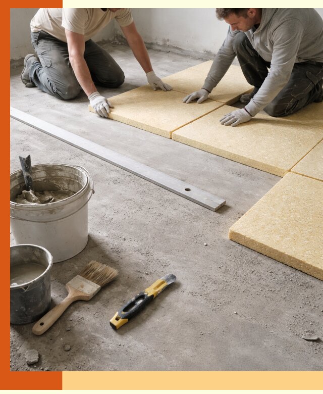 Утепление бетонного пола в Кузнецке профессионально и недорого