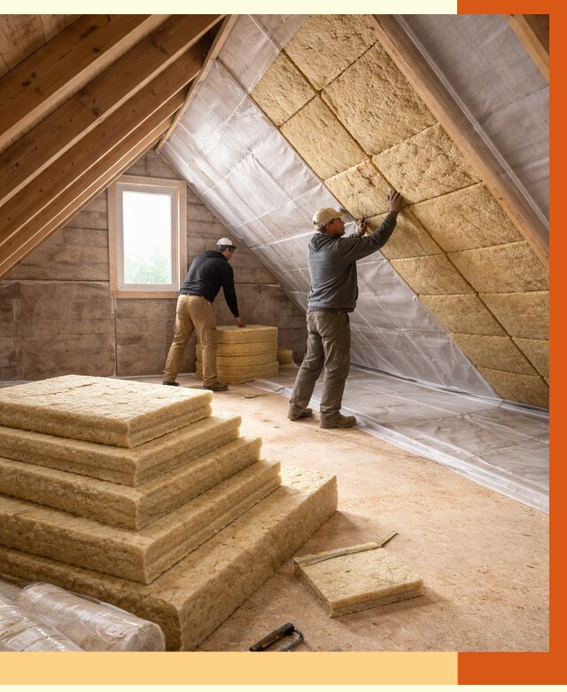 Утепление мансарды в Кузнецке от 2606 руб/м2 — комплексно и под ключ | ТепломастерКнц