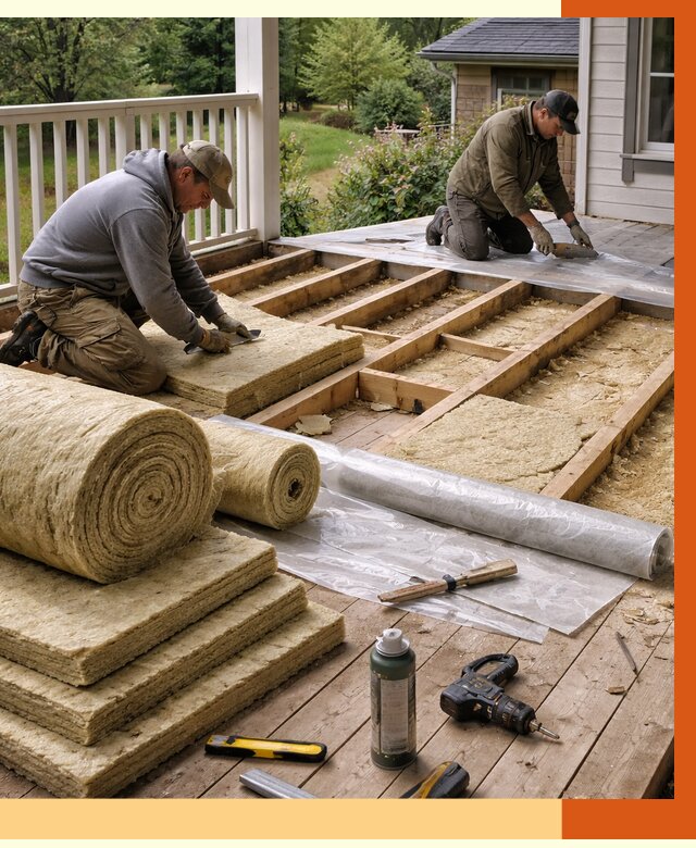 Утепление террасы в Кузнецке от 4378 руб./м2 — утеплить террасу под ключ | ТепломастерКнц