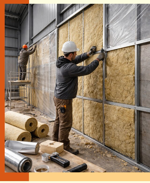 Утепление ангара в Кузнецке — профессиональная теплоизоляция помещений