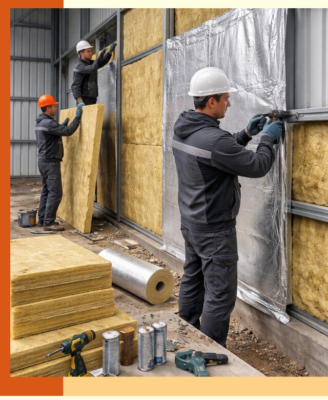 Утепление металлического ангара профессионально в Кузнецке