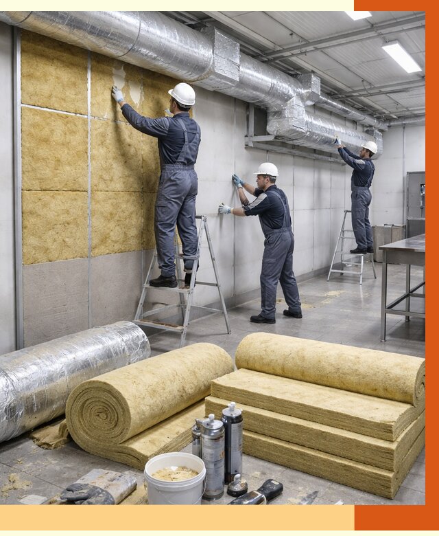 Утепление пищевого цеха в Кузнецке от 13030 руб./м² — комплексно под ключ | ТепломастерКнц