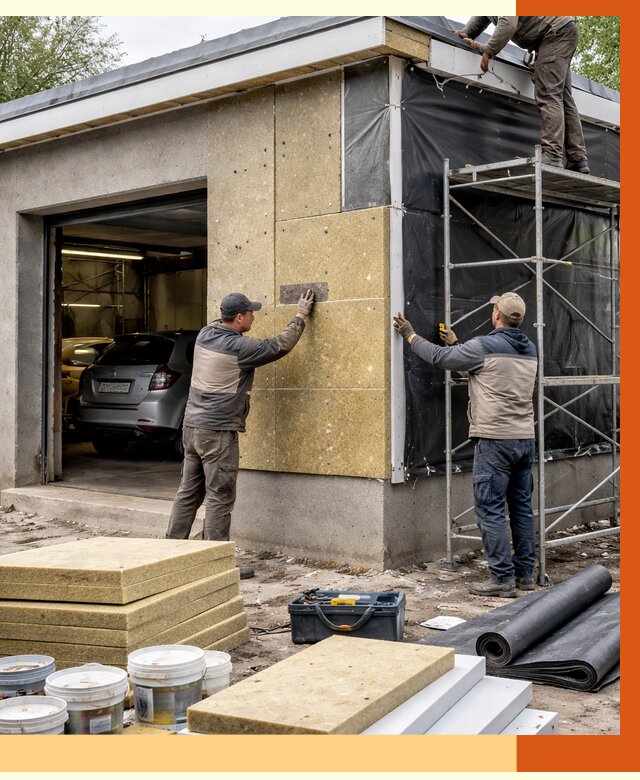 Утепление автосервиса в Кузнецке ппу, пеноизоляция, от 15115 руб/м2 — ТепломастерКнц