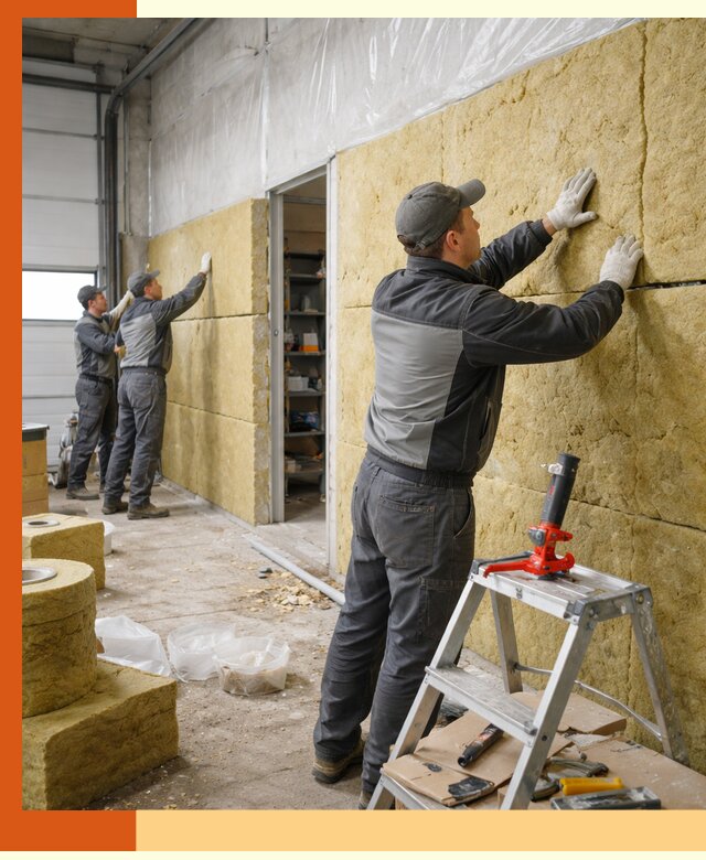 Утепление автосервиса и мастерских в Кузнецке качественно и надёжно