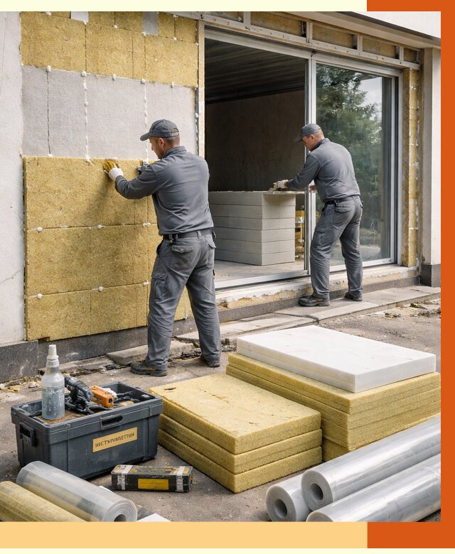 Утепление торгового павильона в Кузнецке от 15115 руб./м² под ключ | ТепломастерКнц