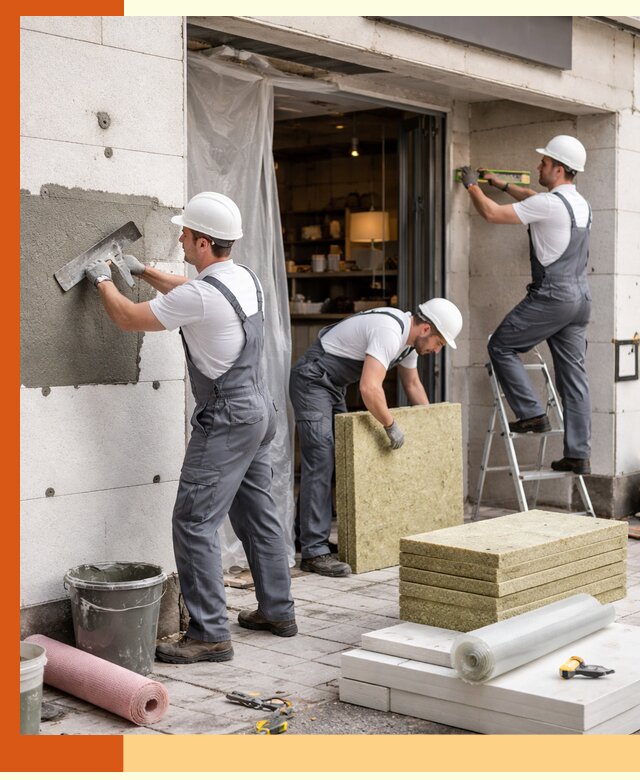 Утепление кафе в Кузнецке: профессиональная теплоизоляция и монтаж