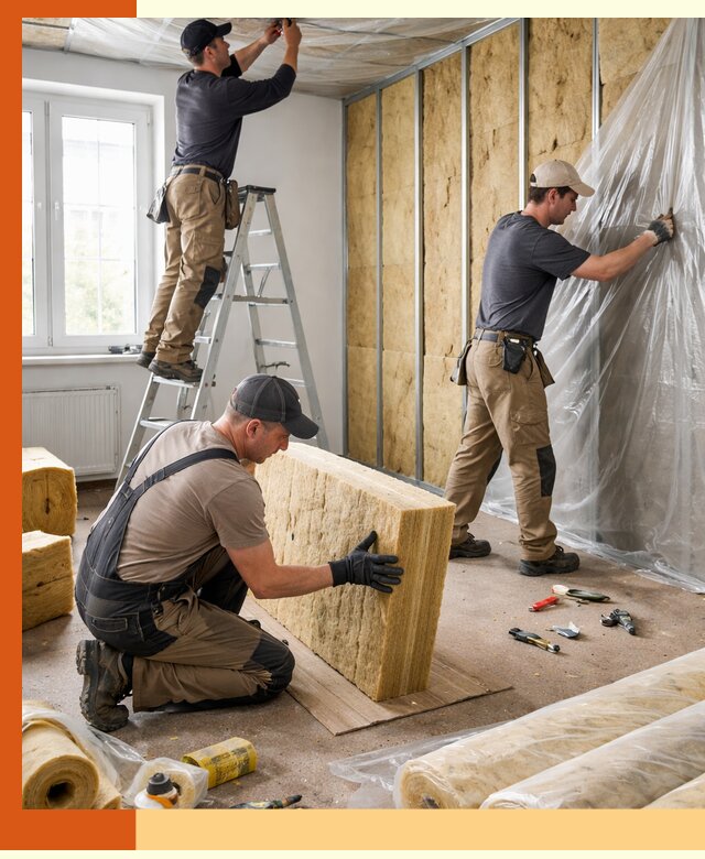 Утепление офисных помещений под ключ в Кузнецке