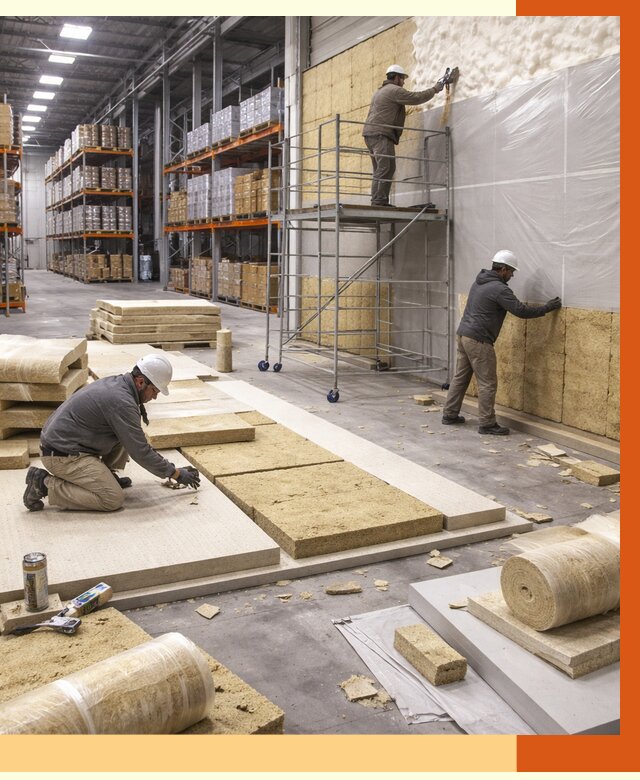 Утепление складского терминала в Кузнецке от 7818 руб./м² под ключ | ТепломастерКнц