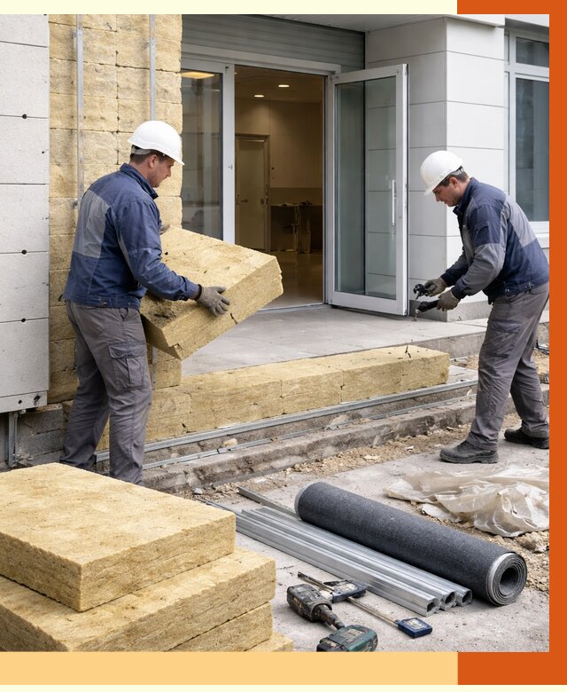 Утепление медицинского центра в Кузнецке под ключ от 13030 руб./м² | ТепломастерКнц