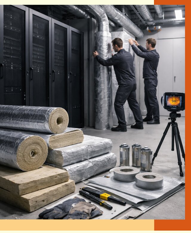 Утепление серверной в Кузнецке от 8860 руб./м² — комплексно под ключ | ТепломастерКнц