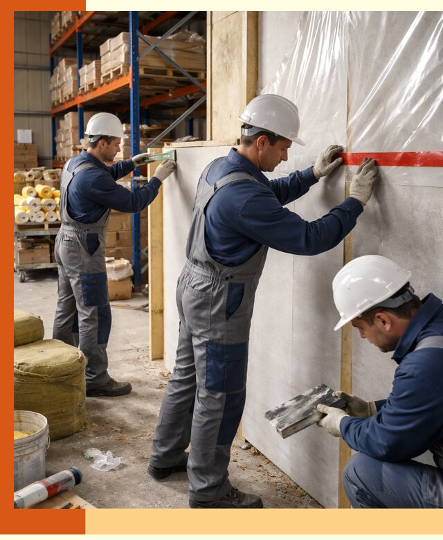 Утепление теплого склада под ключ в Кузнецке