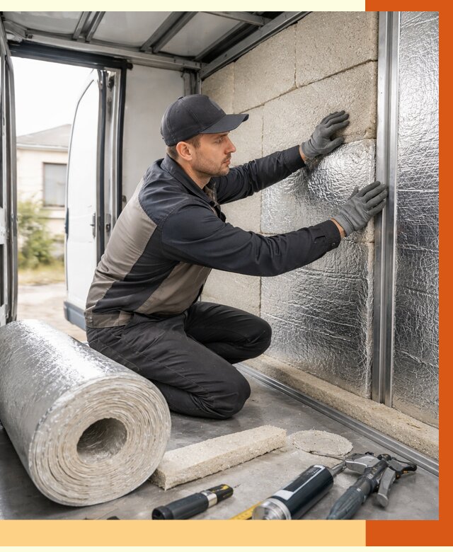 Утепление фургона рефрижератора в Кузнецке от 13030 руб./м² под ключ | ТепломастерКнц