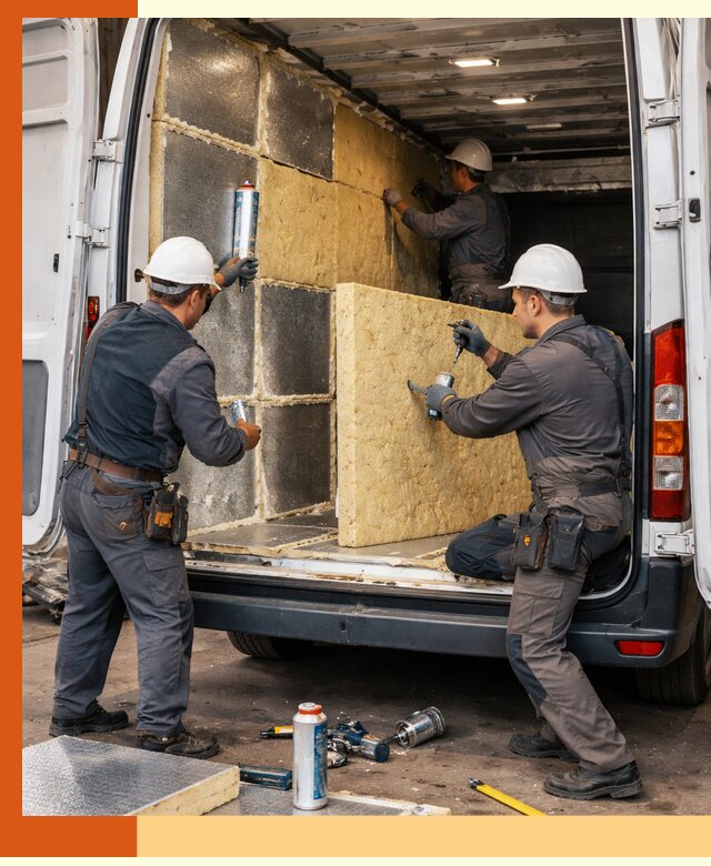 Утепление фургона-рефрижератора в Кузнецке для сохранения температуры