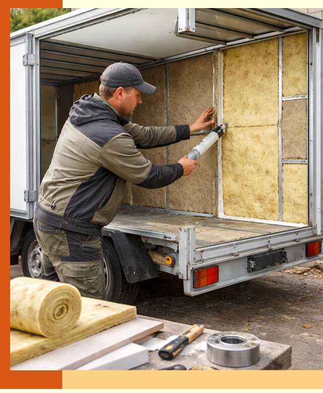 Профессиональное утепление прицепа в Кузнецке для любых условий