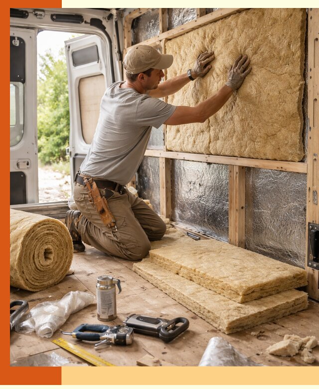 Утепление кемпера под ключ в Кузнецке с гарантией качества