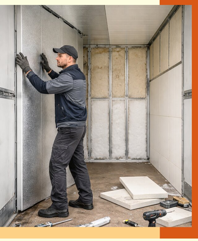 Утепление холодильного кузова в Кузнецке от 14072 руб. под ключ | ТепломастерКнц