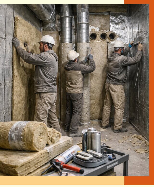 Утепление венткамеры в Кузнецке под ключ от 1511 руб. — профессионально | ТепломастерКнц