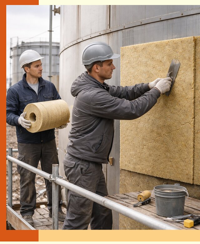 Профессиональное утепление резервуара и теплоизоляция в Кузнецке