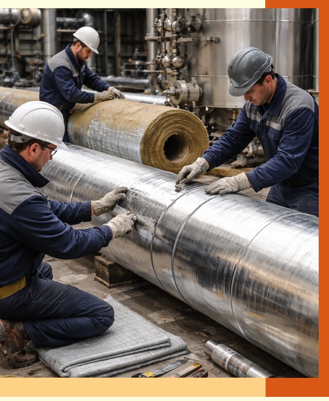 Утепление технологического оборудования в Кузнецке от 4378 руб. за м2 | ТепломастерКнц