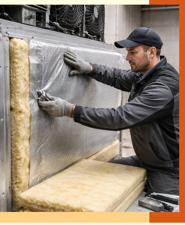 Утепление холодильного агрегата в Кузнецке от 8860 руб. под ключ | ТепломастерКнц