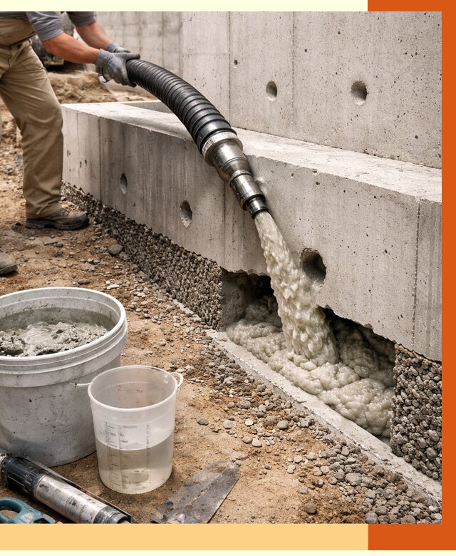 Заполнение полостей фундамента в Кузнецке от 7088 руб. под ключ | ТепломастерКнц