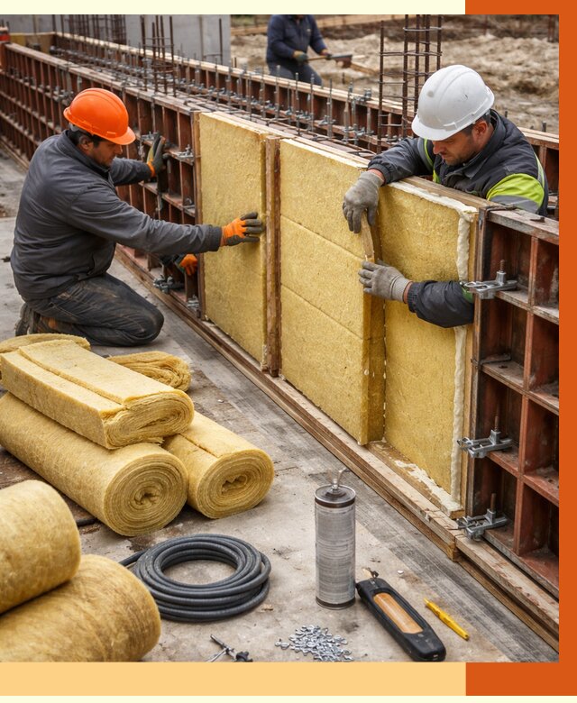 Теплоизоляция опалубки в Кузнецке от 7505 руб. за м2 — услуги и монтаж | ТепломастерКнц