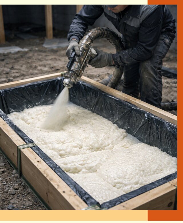 Заливка ППУ в формы в Кузнецке от 2606 руб. — утепление форм под ключ | ТепломастерКнц