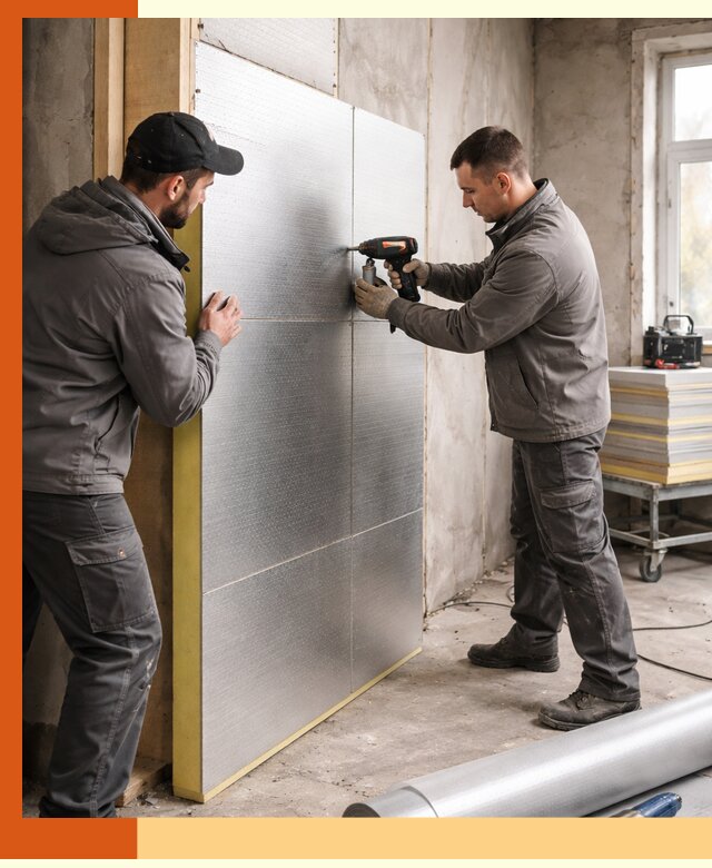 Утепление PIR панелями домов и зданий в Кузнецке