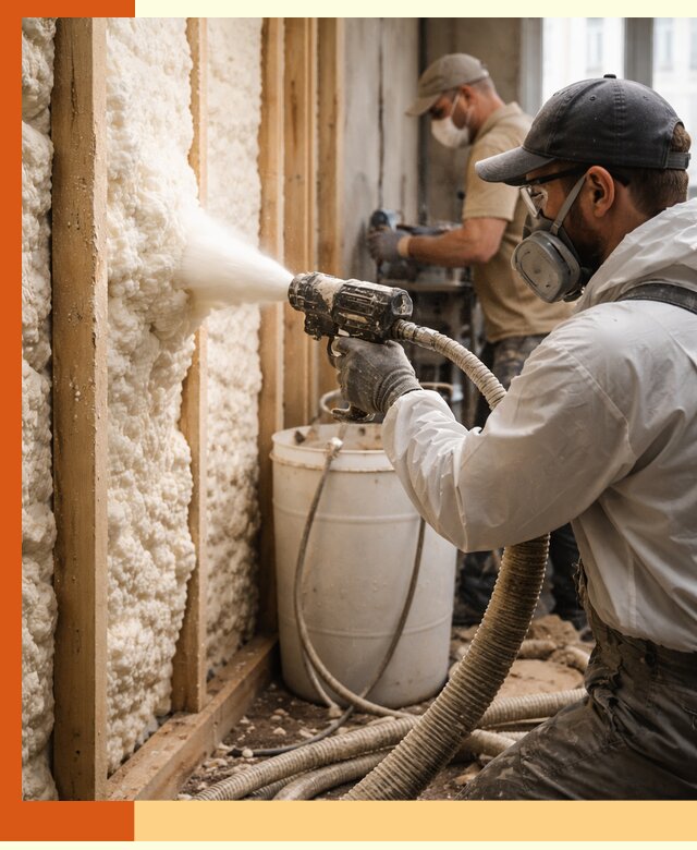 Утепление пеноизолом жилых и коммерческих объектов в Кузнецке