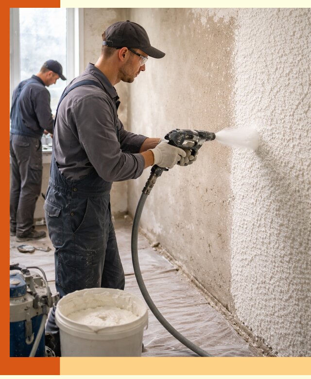 Утепление стен жидкой теплоизоляцией в Кузнецке для квартир и домов