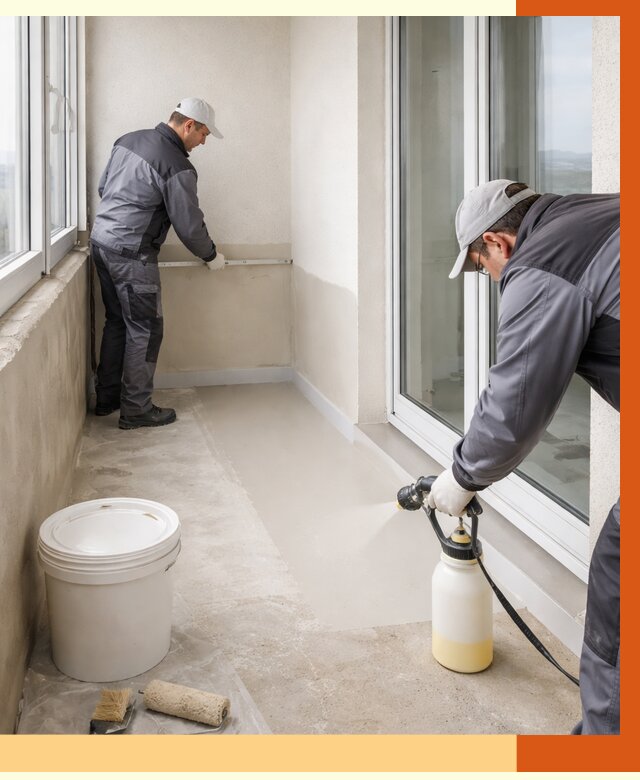 Утепление балкона жидкой теплоизоляцией в Кузнецке от 5994 руб./м2 | ТепломастерКнц