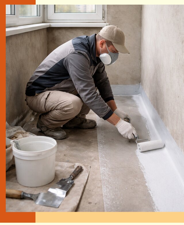 Утепление балкона жидкой теплоизоляцией в Кузнецке