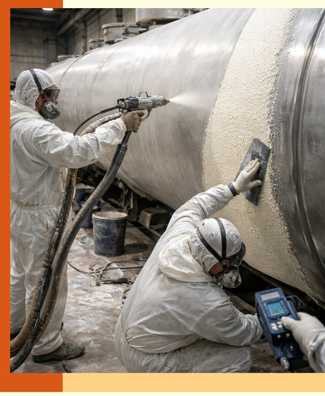 Утепление автоцистерн жидкой теплоизоляцией в Кузнецке