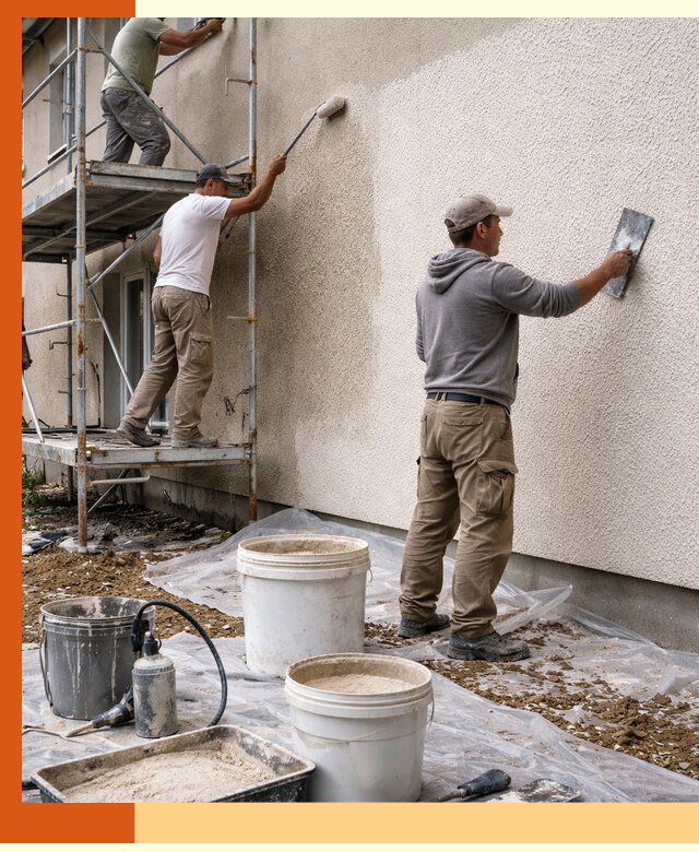 Утепление фасада жидкой пробкой в Кузнецке