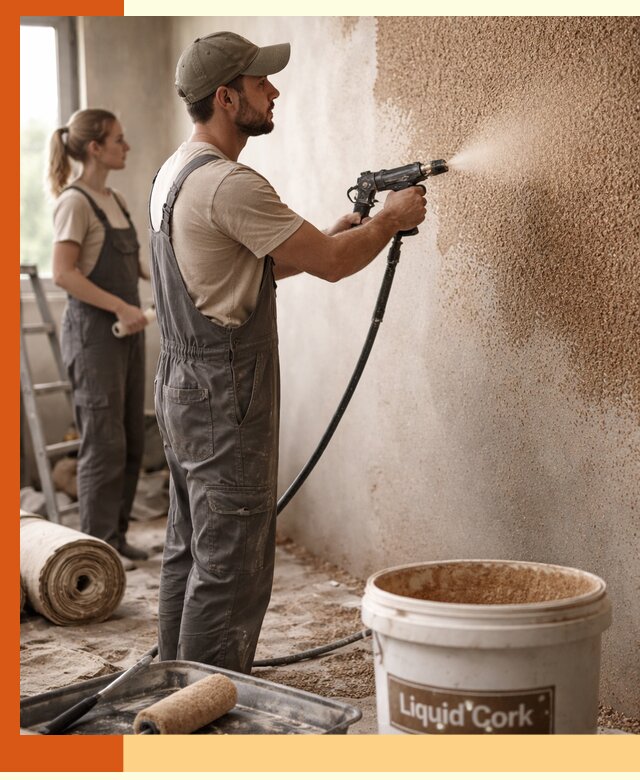 Утепление стен жидкой пробкой в Кузнецке эффективное и долговечное