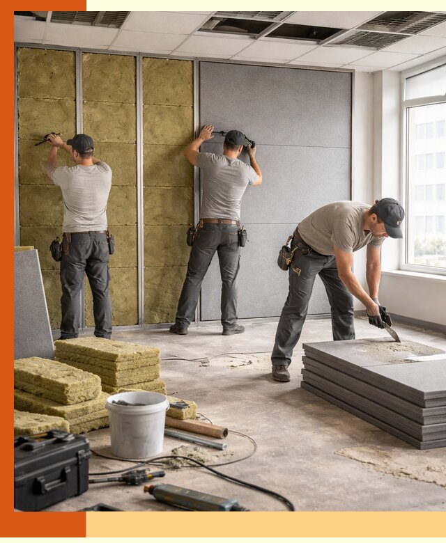 Профессиональная шумоизоляция офисов в Кузнецке для комфорта сотрудников