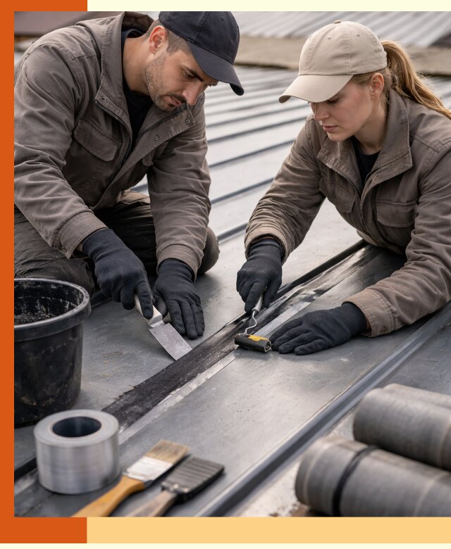 Гидроизоляция фальцевой кровли в Кузнецке качественно и надежно