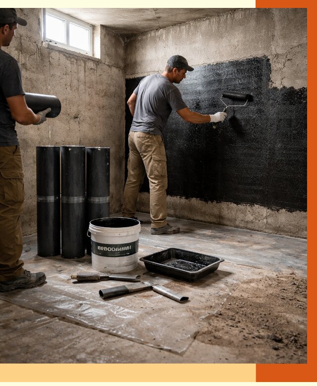 Гидроизоляция подвала в Кузнецке от 3648 руб. под ключ | Профессионально — ТепломастерКнц