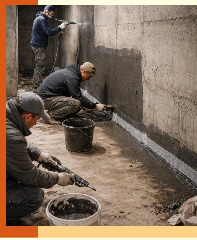 Гидроизоляция подвала в Кузнецке — комплексная защита от влаги