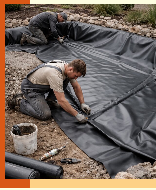 Гидроизоляция пруда в Кузнецке: надежная защита и герметизация