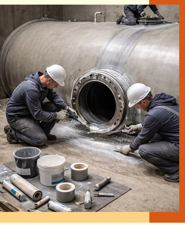 Гидроизоляция резервуара с топливом в Кузнецке от 78180 руб. под ключ | ТепломастерКнц