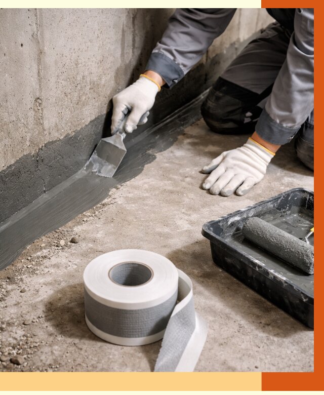 Гидроизоляция швов и герметизация стыков в Кузнецке от 1303 руб. | ТепломастерКнц